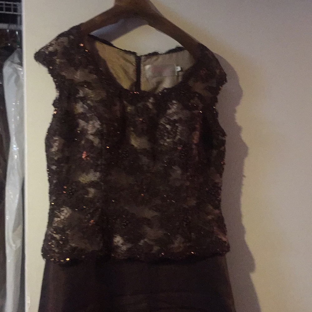 Long mother of the bride dress or Groom